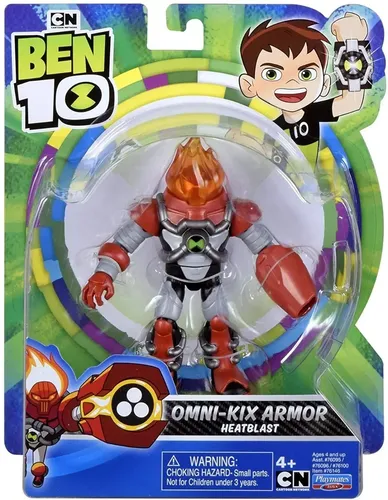Ben 10 Figura Fuego Omni Kix Armor Heatblast / Original | MercadoLibre