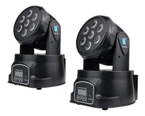 Cabezal Movil Led Big Dipper Original Lm70 Pro 7 Led 8w Prem