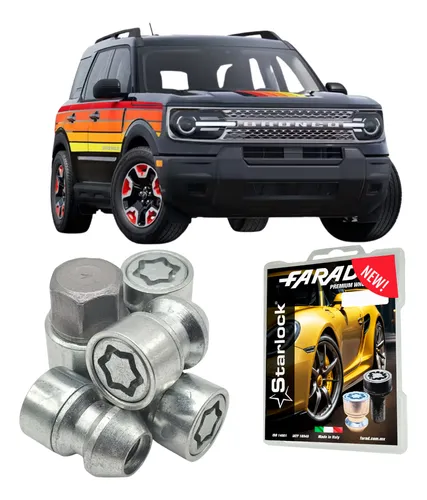 comprar He Set 4 Tuercas Seguridad Ford Bronco Sport 2025 Starlock