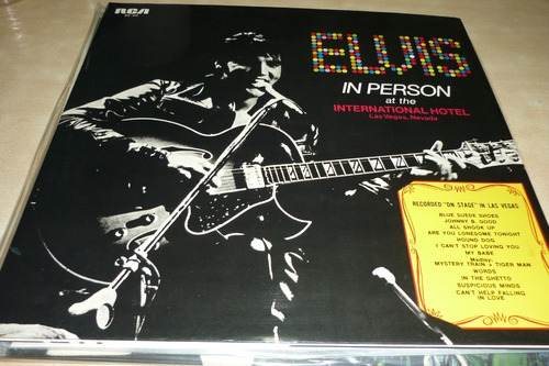 Elvis Presley In Person Vinilo Japon 10 Puntos Gatef Jcd055