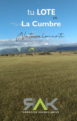 Imagen 5 de 12 de Oportunidad!! Lotes Financiados En La Cumbre