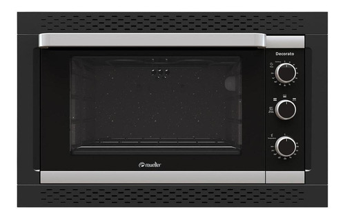 Horno empotrable eléctrico Mueller Decorato 44L negro 220V