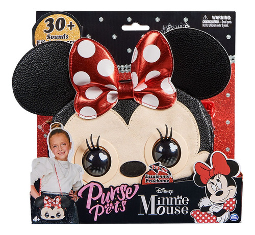 Purse Pets Cartera Interactiva +30 Sonidos - Minnie Mouse P3