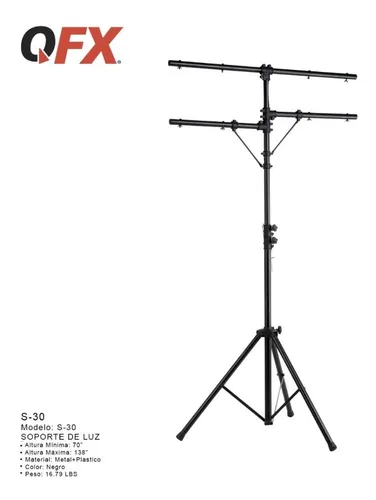 Tripie Soporte Luces Dj Stand Metal Tripode 3.5m Con T