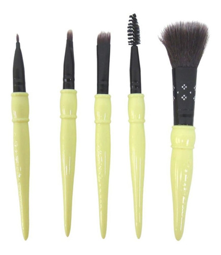 Meily's Kit Pincel Para Maquiagem Amarelo Mkp-107