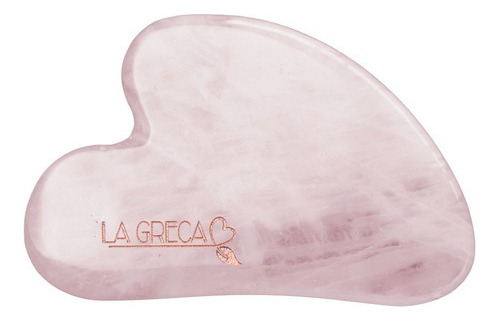 Cuarzo Rosa Gua-sha Masajeador Facial Linfático