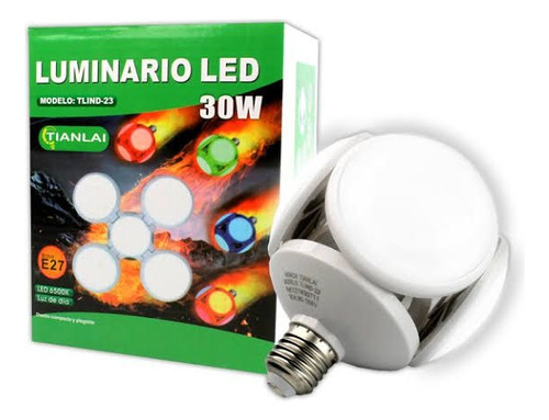 Foco Led 30w Despegable Tipo Balon.