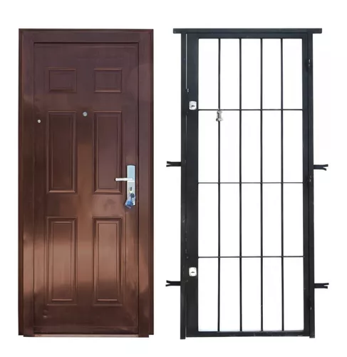 Puerta Plegable Pvc 120 X 210 Corredizas Nuevas Economicas - Waluminio