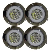 Comprar Mica Stop Redondo 4 Pulgadas 14 Led 12v\u002F24v Camion Universal