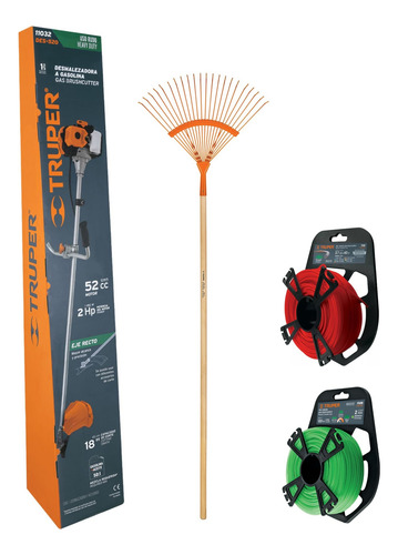 Combo Desbrozadora Podadora Motoguadaña 2hp 18 PuLG Truper