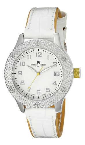 Reloj Mujer Charles-hubert Paris 6979-b Cuarzo Pulso Blanco 