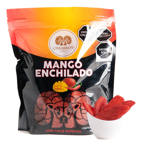 Mango Enchilado Natural Cimarron Botanas Snacks 2 Kg