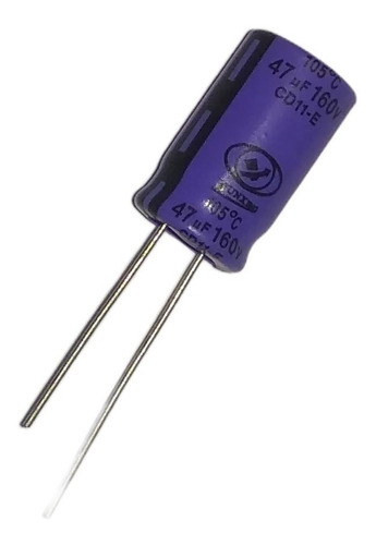 Capacitor Condensador 47uf, 160v, 105ºc Pack (3 Unidades)