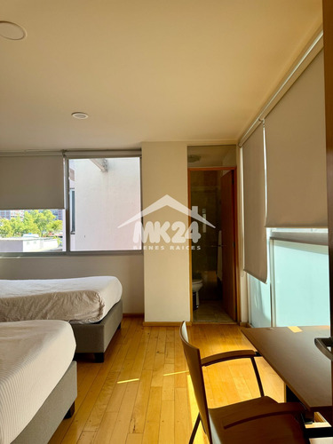 Pent-house Amueblado Y Equipado Con Roof Garden En La Colonia Del Valle Sur