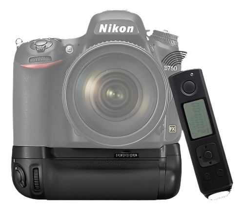 Mcoplus Batería Grip Para Nikon D750 Como Mb-d16 Con Teledir