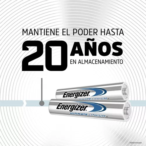 Blister De 2 Pilas Litio Aaa Energizer Ultimate Lithium L92