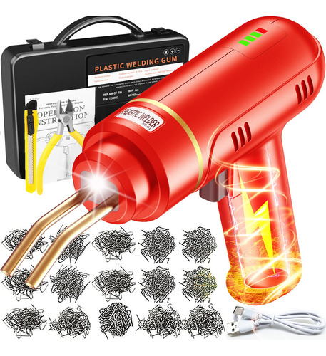 Soldador De Plastico Inalambrico De 200 W, Kit De Soldadura 