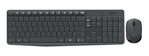 Kit Combo Teclado Mouse Wireless Rf 2.4 Usb Logitech Mk235