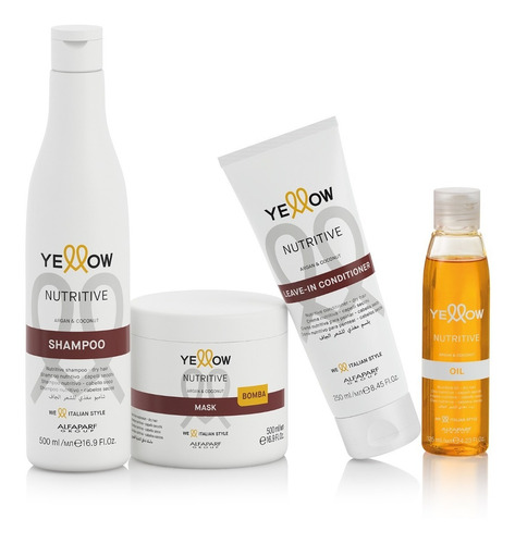 Shampoo+mascarilla+leave In+oil Yellow - mL a $153