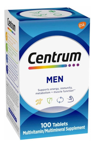 Centrum Hombre 100 Tabletas - Unidad a $13