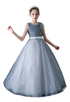 Comprar Vestido Princesa Largo Brilloso Elegante Fiestas Eventos Y01