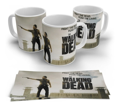 Taza Plastica Sublimada The Walking Dead Serie #654