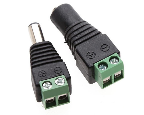 X10 Unidades - Conector Dc Hembra Atornillado