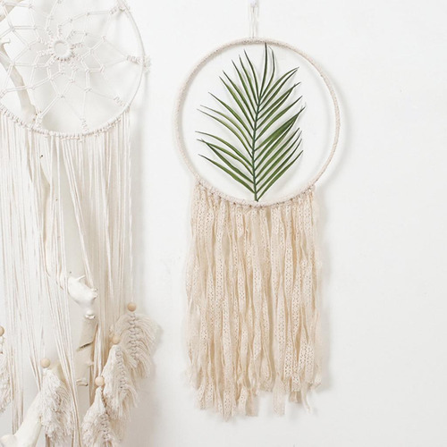 Macramé Dream Catche Tejido Boho Colgante De Pared Borlas