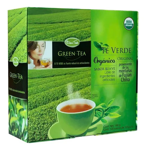 Té Verde Orgánico De Alta Montaña Zen Tea Con 200 Sobres