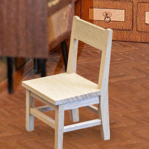 Nuevo Mini Silla De Madera, Muebles En Miniatura Diy,