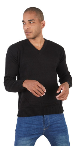 Pack X3 Sweaters Hombre De Hilo Cuello V Excelente Calidad