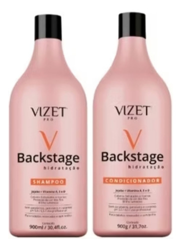 Combo Vizet Absoluté Shampoo 900ml+creme Condicionador 900g