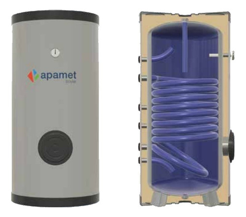 Estanque Acumulador Serpentín Simple 150l Apamet