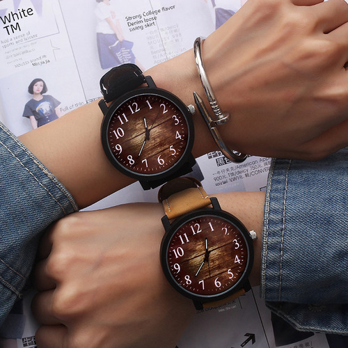 Cute Digital Brown - Reloj Para Pareja De Estilo Japonés Y C