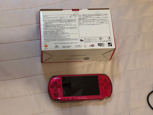 Playstation Portable Psp Super Slim Color Rojo