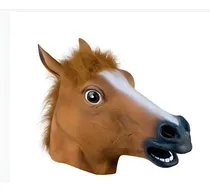 Comprar Máscara Cabeça De Cavalo Latéx Fantasia Cosplay