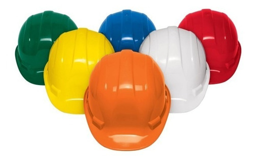 Casco Seguridad Obra Construcción Trabajo Saylens C/ Arnes