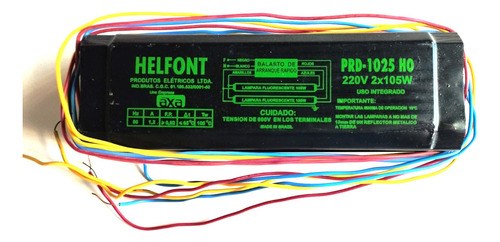 Balasto De Arranque Rápido P/2 Tubos Fluorescentes 105w 