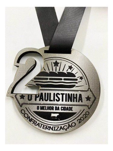 10 Medalhas Mdf Personalizadas Futebol Corrida Mtb Truco