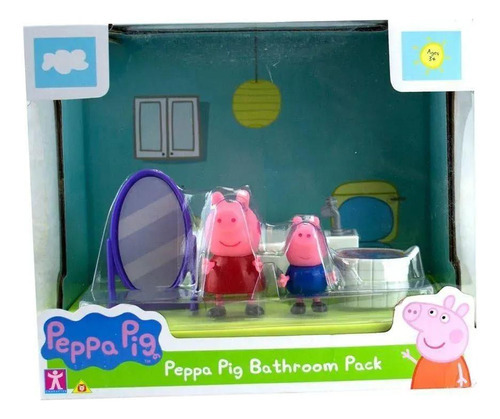Peppa Pig Cenários Da Peppa Banheiro - Sunny 2303