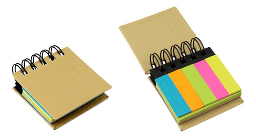 Memo Box Espiral, Papel Memo Adhesivo, Cuadernillo Mensajes