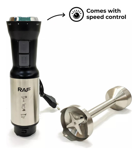 Batidor De Mano Batidora De Inmersión 600w Raf R.294