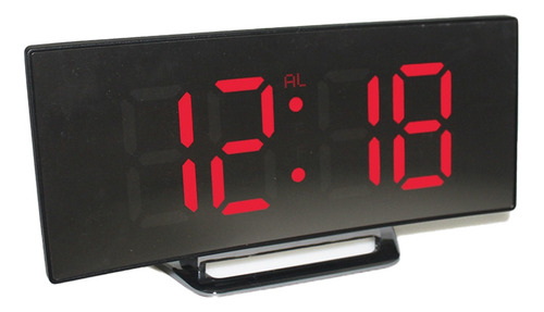 Reloj Electrónico, Pantalla Grande, Superficie Curva, Led,