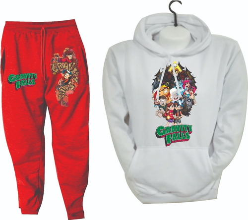 Conjunto Deportivo Gravity Falls Sudadera+buzo Niños Adultos