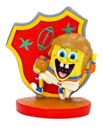 Adorno Bob Esponja Rugbier Acuario Original Penn Plax 