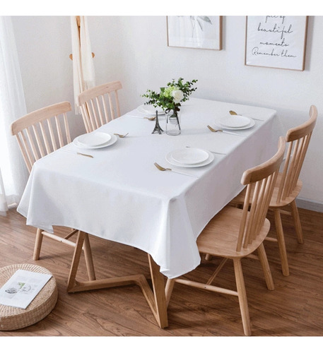 P Manteles Blancos Color Liso, Mantel Comedor