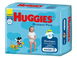 Pañales Huggies Protect Plus XXG