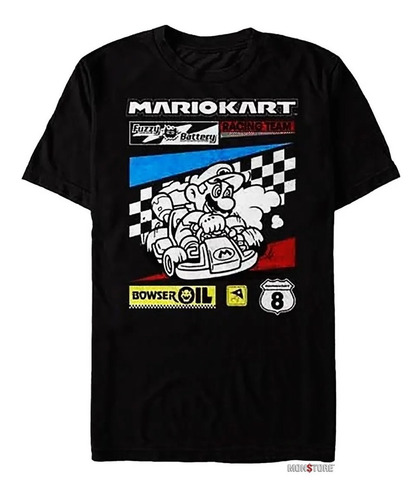 Playera Super Mario Bros & Luigi Tee Blanca