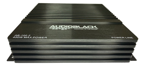 Amplificador Audioblack Ab-100.2 2 Canales 450w Máx Clase Ab