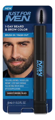 Color Para Barba Y Cejas Solo Para Hombres, Marrón Oscuro/ne